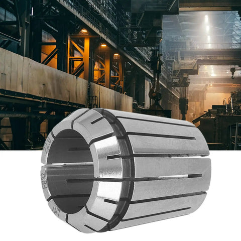 Heavy Duty 21 Millimeter Diameter Spring Collet Chuck For CNC Engraving Machine And Milling Lathe Made From Quenched Martensitic Steel, close-up view