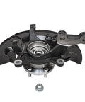 Front view of Front Steering Knuckles and Wheel Bearing Hub Assembly Replacement Kit for 2012 through 2017 Toyota Camry SE and XSE models.