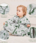 Cozy Sleeved Baby Sleep Sack For 0 To 6 Months Lightweight 0.5 Tog Wearable Blanket Made From 100 Percent Cotton With 2 Way Zipper
