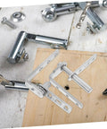 Heavy Duty Stainless Steel Pivot Hinge Set For Saloon Doors with Auto Close Function Concealed Design For Hidden Bookcase Doors