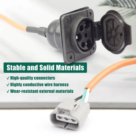 Top Tier Electric Golf Cart Charger Receptacle Head Replacement For Evolution Powersports Advanced Ev And Aeric Offers durable 3 pin charging socket.