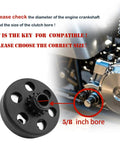 Five Eighth Inch Bore Centrifugal Clutch Eleven Tooth For 35 Chain Fits Single Wheel Go Kart Mini Bike And Lawn Tractors Engines