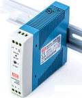 Rock Solid Din Rail Mount Industrial Power Supply 5V 3A 20W DC Transformer UL Certified with wiring terminals for easy setup.