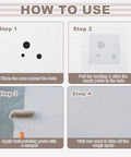 Step-by-step guide on using 2-Pack 6x6 Inch Peel-And-Stick Drywall Patch Aluminum Mesh for repairs