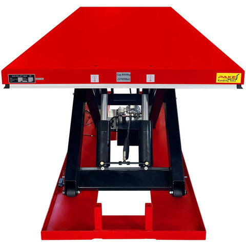 Legit Heavy Duty Electric Hydraulic Tandem Lifting Table With Double Scissor Action Bringing Serious Grit To Your Shop As An Awesome 17600 Pound Capacity Platform That Will Absolutely Crush Any Job Without Missing A Beat