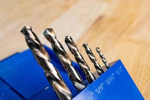 Left Hand Drill Bit For Metal Working With Cobalt M35 Steel Split Point Tips Self Centering Built To Cut Through Hardened Metals Bolts