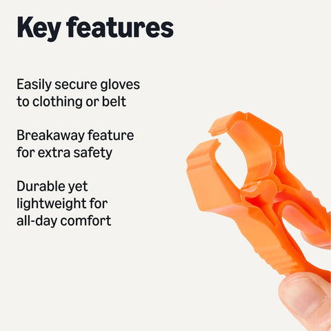 Keep Your Shop Gear Locked Down With These Heavy Duty Orange Glove Keepers This 24 Pack Of Belt Clips Grabs Your Work Gloves Tight For Instant Access Built Tough For Trades Crews Who Want Reliable Stash Clips That Handle The Grind Like Pros