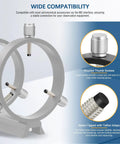 Close-up of Six Pack M5 Threaded Telescope Finderscope And Guidescope Ring Screws With Durable Nylon Tips And Teflon Inlay