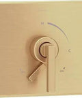 Duro Brushed Bronze Shower Trim Kit Only With ADA Brass Lever Handle Volume Control And Escutcheon Valve Not Included