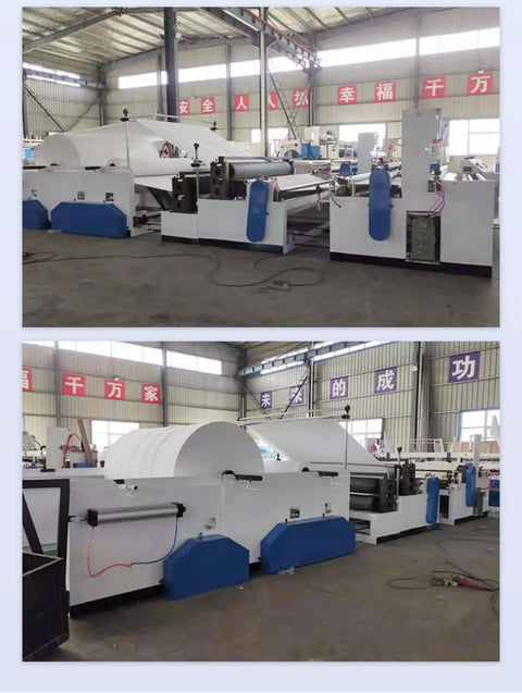 Level Up Your Tissue Business Game With This Rock Solid Heavy Duty Commercial Toilet Paper Rewinder Machine And Complete Production Line in factory.