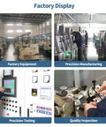 Factory display showcasing equipment, precision manufacturing, and quality inspection for 10 Pack 6203-2RS Deep Groove Ball Bearings.