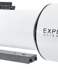 80mm Triplet Refractor Telescope With ED Glass And Air-Spaced Apochromatic Design, side view for astrophotography and deep-sky viewing