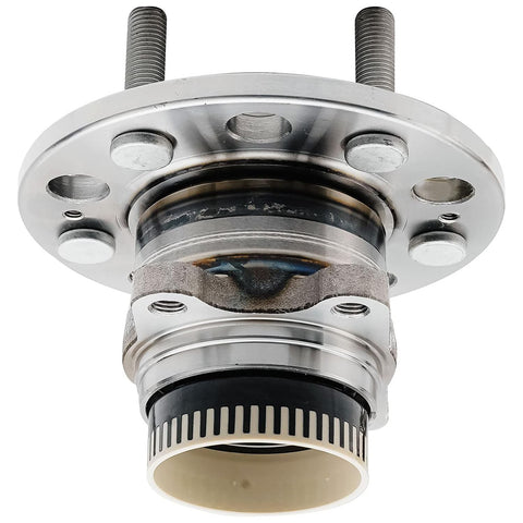 Two Piece Rear Wheel Bearing Hub Assembly Fits Hyundai Sonata 2010 Through 2014 Tucson 2010 Through 2015 Five Lug With ABS