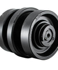 Precision Bottom Track Roller Replacement For SVL Compact Track Loader Undercarriage, heavy duty black roller for SVL65 75 90 95 97.