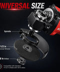 Cordless 21V Angle Grinder Kit With 4 Point 5 Inch Disc Brushless Motor 180 Degree Rotating Body Paddle Switch Includes 2X 4.0Ah Batteries And Charger For Metal Cutting Grinding And Polishing In Tight Spaces, 4-1/2 in wheel and 7/8 in arbor