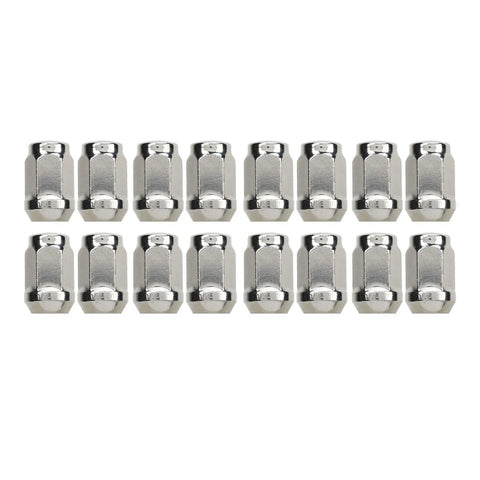 Top Shelf 16 Piece Chrome Lug Nut Kit For E Z Go And Club Car Golf Carts Fits 1/2-20 Size High Resistance Hardware Replacement Parts For Secure Drive And Reliable Performance. 16 chrome lug nuts set