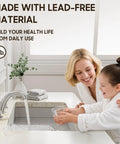 8 Inch Widespread Bathroom Faucet With Two Handles Three Hole Deck Mount In Brushed Nickel Includes Stainless Steel Pop Up Drain