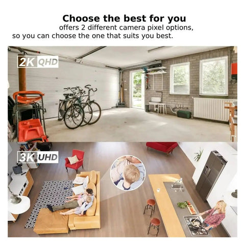 Smart 5Mp E27 Screw In Surveillance Camera with AI Motion Tracking and Human Detection offers seamless indoor coverage with camera options.