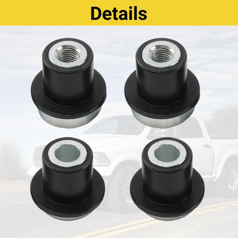Dodge Ram 1500 Steering Rack And Pinion Mount Bushing Kit 4 Piece Replacement For 52106728AC 52113031AD 2002 To 2012