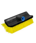 HydroPower 10-Inch Bi-Level Scrub Brush for Tough Grime, Lock-On Outdoor Cleaning Tool With Multi-Angle Bristles