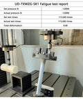 Ultra Lite Carbon Fiber Bike Seat Post 27.2/31.6mm Offset fatigue test in laboratory showing durability measures
