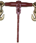 Beefy Heavy Duty Ratchet Load Binder 7100 Lbs Working Load, 5/16 To 3/8 Inch Chain, Flatbed Trailer Tie Down For Hardcore Hauls