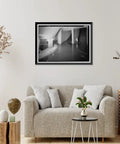 Vintage Framed Print Of Wilson Dam And Hydroelectric Plant With Turbine And Generator Spanning The Tennessee River In Muscle Shoals Alabama A Library Of Congress Archival Wall Art For Home Decor And History Buffs