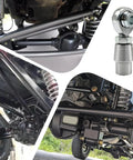 Two Pair 5/8 Inch Chromoly Heim Joint Rod End Kit With Spacers And Lock Nuts Heavy Duty Suspension Linkage Parts on vehicle.