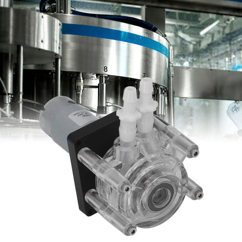 Chiciris 3000Ml Peristaltic Pump Dc24V High Flow Liquid Transfer Metering Unit. Robust All Metal Build For Syrup, Beverage Filling & Lab Use. Reliable Performance With Max Output Surge Up To 3500Ml Min For Industrial And Small Device Applications. Heavy
