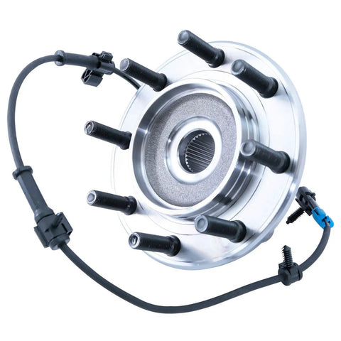 Rock Solid Front Wheel Bearing And Hub Assembly Kit For 01-07 Chevy Silverado 3500 Gmc Sierra 3500 Classic Rwd Drw Oem Spec Steel front wheel hub with bolts