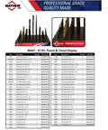57 Piece Punch And Chisel Display Set For Mechanics And Pros, Pro Grade Heavy Duty Tool Organizer With A Variety Of Punches And Chisels