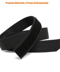 Buckleless Elastic Belt For Men And Women, One And Three Eighths Inch Adventure Stretch Nylon Web Belt With Hook And Loop Closure