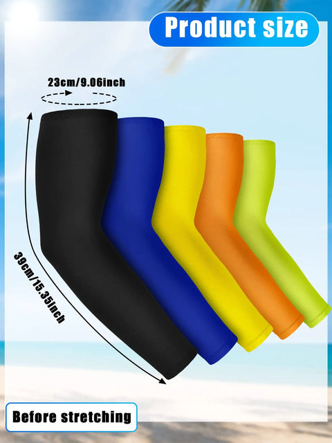 Keep Your Arms Cool With These Dope 10 Pack Uv Protection Sleeve Covers Crafted From Breathable Ice Silk Fabric That Wicks Moisture Fast While Providing A Snug Fit To Hide Tattoos During Summer Workouts Or Road Trips