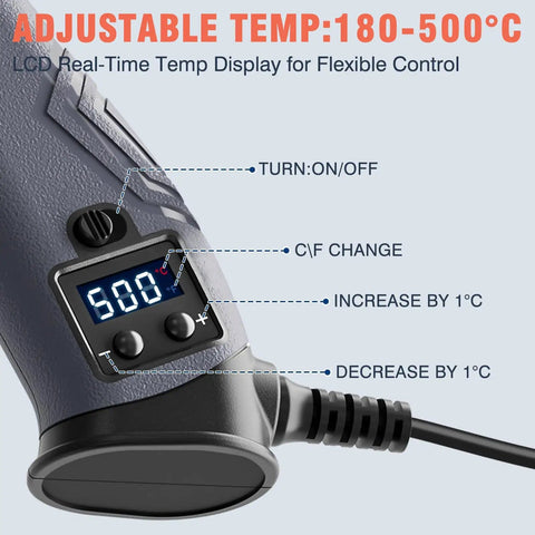Auto Feed Soldering Gun Kit With LCD Display And Hands Free Operation Plus Minus 1C Precision Temperature Control