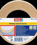 Masking Tape For Curves Ultra Flexible 19mm By 25m Pro Grade Tape packaging, showing product label and specifications