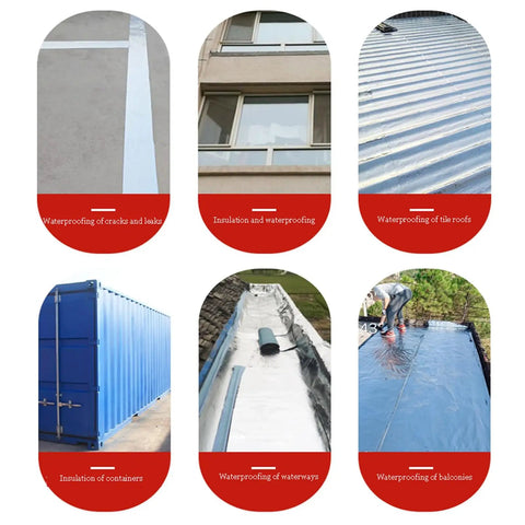 Heavy Duty Rock Solid Bitumen Waterproofing Membrane Roll For Roofs used for waterproofing of tile roofs and balconies.