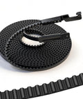 237 Inch Whisper Drive Belt For 7ft Garage Doors Replacement, heavy duty polyurethane belt with grooves for LiftMaster compatible openers