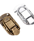 Vintage Metal Hasp Lock For Wooden Boxes Chest Case Jewelry Box Gift Box And Suitcase Durable Zinc Alloy Hardware Latch Toggle Clasp