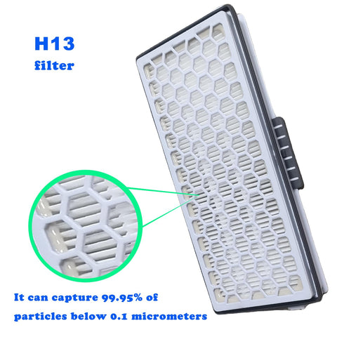 Your Go To Replacement Filter For Miele Vacuum Cleaners Fits C2 C3 S4 S5 S6 S8 Series AirClean H13 Filtration 0.3 Micron