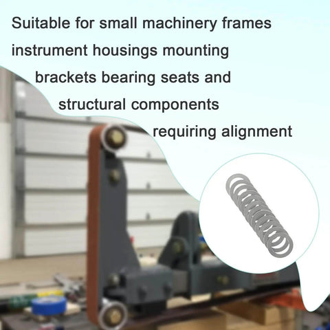 M13 By 19mm 304 Stainless Flat Washer Shim Set 48 Pieces for precise spacing in machinery mounts and component alignment