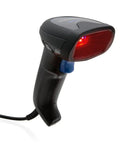 Pro Grade 2D Barcode Scanner Kit With Stand For USB And RS232 Reads 1D And 2D Barcodes handheld device with red scanning light