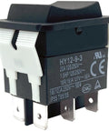 Beefy Rocker Switch 6 Pin DPDT ON Off On Momentary 20A 125 or 250V IP55 Waterproof High Power 1.5HP Replacement