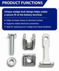 926875 Battery Terminal Wedge Lock Kit Direct Fit OE Style Replacement for Ford GM Chrysler Hardware
