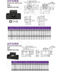 End Support For Ballscrew EK12 EF12 For Linear Rail SFU Systems, Rock Solid Bearing Unit For Precise CNC Motion, Smooth Glide And Reliable Alignment, EF12 EK12 C5 Compatible black EK12 and EF12 fixed-side ballscrew support block with dimensions