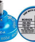 JRready P209 Crimping Tool Positioner Head For AS22520/2-01 Plies To Fit Mil Spec Terminals M39029/58 Series in blue with wire gauge details.