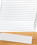 12 Pack Acrylic Wall Name Plate Holders With Adhesive Tapes 2x8 Inch Clear Horizontal Sign Frames showing dual side openings