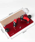 Pro Grade Precision Coping Sled For Router Table Rail Guide keeps hands away from bits with safety features, 395mm x 200mm