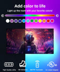 Lit RGB LED Strip Kit 32.8 Feet With 300 LEDs 5050 SMD Color Changing Flexible Light Strips for vibrant home theater lighting