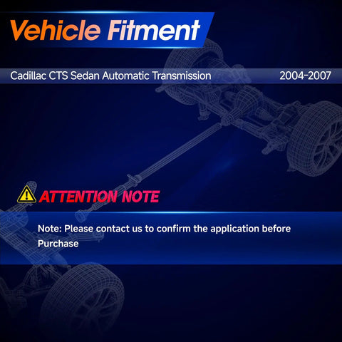 Cadillac CTS Rear Drive Shaft Assembly Replacement Prop Shaft For 2004 2007 Sedan Automatic Transmission Fits 25773497 936127 Easy Install And Durable Performance. Vehicle fitment note for 2004-2007 Cadillac CTS sedan automatic transmission.