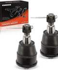 Front Lower Ball Joint For Honda CR-V 2002-2006 And Element 2003-2005 DX/LX Submodels Only Not EX Bolt-On Replacement Ready For Easy Install Heavy-Duty OEM-Grade Construction Driver And Passenger Side, two black ball joints